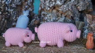 cerdito amigurumi tutorial [upl. by Bekah]