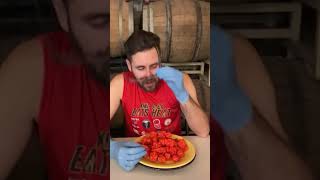 Eating 164 Carolina Reaper Pepper World Record [upl. by Hamer]