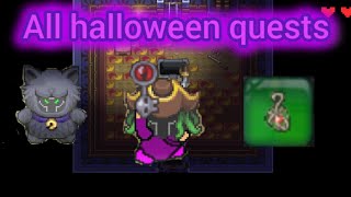 graal online classic 2024 all halloween quests [upl. by Noy]