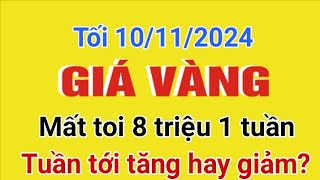 Giá vàng hôm nay 9999 tối ngày 10112024 GIÁ VÀNG NHẪN 9999 Bảng giá vàng 24k 18k 14k [upl. by Nuhsal]