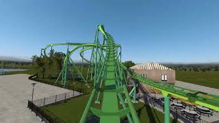 Raptor if it was floorless NoLimits 2 [upl. by Leumel]