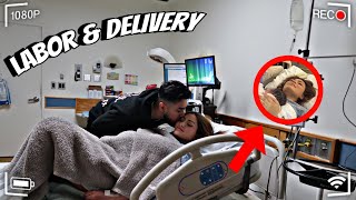 LABOR amp DELIVERY VLOG  OUR FIRST BABY [upl. by Ahsel]