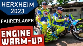 FAHRERLAGER Langbahn WM Finale 1 Herxheim 2023 [upl. by Ititrefen]