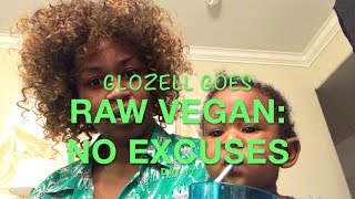 GloZell Goes Raw Vegan No Excuses [upl. by Annahs]