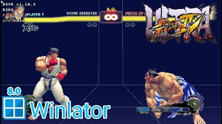 Ultra Street Fighter IV Winlator 80 R1 Snapdragon 695 Game Test [upl. by Zins]