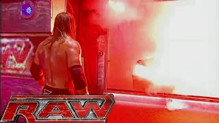 Triple H Destroys RAW’s Titantron Shocking RAW Jan 142008 [upl. by Ennaeerb508]