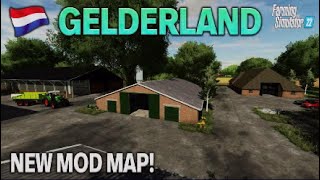 “GELDERLAND“ FS22 MAP TOUR NEW MOD MAP  Farming Simulator 22 Review PS5 [upl. by Novihc]