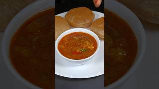 Aloo Sabji Puri 🤤 shorts asmr [upl. by Fital]