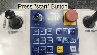 How to Start a Mitutoyo CMM Machine Mcosmos mitutoyo metrology [upl. by Lynnell]