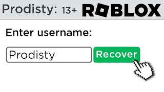 How to recover roblox account back after losing it get your roblox account back no email 2024 [upl. by Alyakim242]