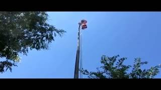 How to Paint a Tall Flagpole Without a Lift [upl. by Suraved348]