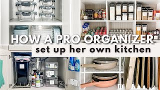 BUDGET FRIENDLY KITCHEN ORGANIZATION TOUR 2023  Kitchen organization ideas used by a pro organizer [upl. by Amity]