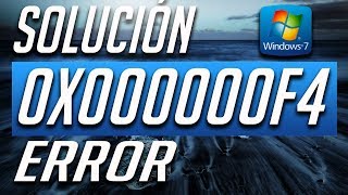 Error 0x000000f4 en Windows 7  4 Soluciones 2019 [upl. by Irvine]