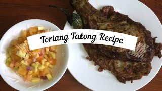 Tortang Talong Recipe  The Sarahshen Vlog [upl. by Annaeg]