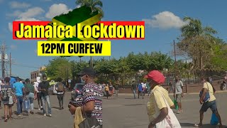 JAMAICA LOCKDOWN 12PM CURFEW MANDEVILLE MANCHESTER 2732021 [upl. by Nivri266]