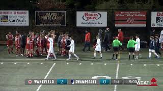 Wakefield Memorial High School vs Swampscott High School Mens Varsity Soccer [upl. by Rea]