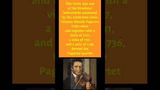 the 1680 PaganiniDesaint Stradivarius Part of the Paganini Quartet [upl. by Harold]