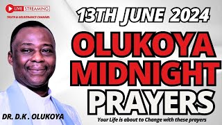 13TH JUNE MIDNIGHT PRAYERS I CONNECT THE WONDER WORKING POWER OLUKOYA mfm live [upl. by Tterrab84]