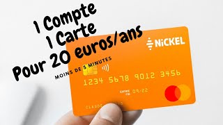 Un compte accessible à tous  Compte NICKEL [upl. by Anwahsad]