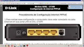 Como configura Roteador DLink DSL 2730R para Wifi e Modem [upl. by Nawram]