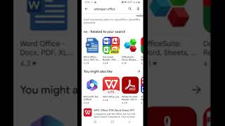 OpenOffice for Android Installation [upl. by Anivol]