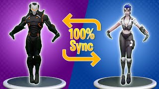 Fortnite Dance but with Overwatch characters Scenario emote Orange Justice dance and etc [upl. by Nailuj770]