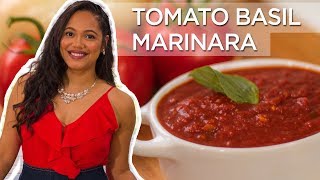 Tomato Basil Marinara Sauce  Homemade Pasta Sauce  Made To Order  Chef Zee Cooks [upl. by Oag]