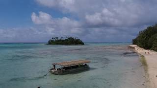 Rarotonga  Muri Beachcomber aerial video from DJI Spark drone [upl. by Kidd794]