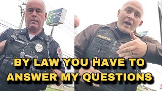 You Can Get Arrested For Not Answering Questions [upl. by Nigam]