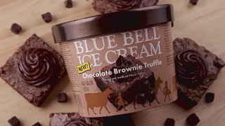 Blue Bell Ice Cream introduces Chocolate Brownie Truffle [upl. by Annmarie]