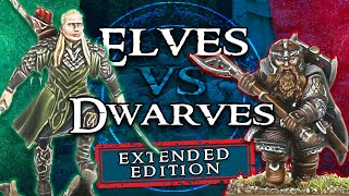 Elves Vs Dwarves  Legolas Vs Gimli  MESBG Battle Report [upl. by Ydieh]