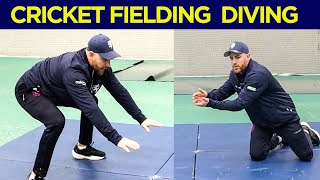 Diving Catches  How To Dive In Cricket Safely and Correctly  Cricket Fielding Drills amp Technique [upl. by Aiciruam205]