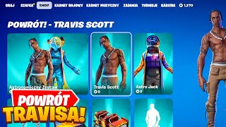 OFICJALNY POWRÓT TRAVISA SCOTTA w FORTNITE Nowe Informacje [upl. by Lugo]