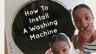 How to INSTALL A KENWOOD WASHING MACHINE  DEMO [upl. by Fitton]