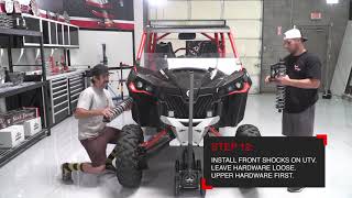 How to Install CanAm Maverick XRS Shock Therapy Dual Rate Spring Kit [upl. by Adnilec]