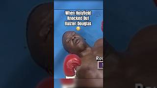 When Holyfield Knocked Out Buster Douglas To Win His First Heavyweight Titles 😳 shorts boxing [upl. by Emmanuel]