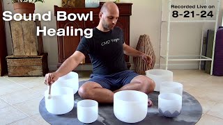 Sound Bowl Healing  45 Mins  82124  432hz SoundBowlHealing PeaceAndLove [upl. by Anale]