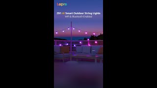 ZB1 AI Outdoor String Lights – Bring Your Evenings to Life [upl. by Oretos385]