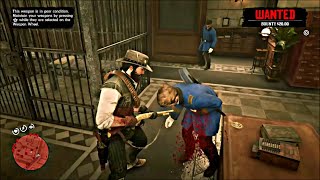 Red Dead Redemption 2  Saint Denis Jail  Shootout 1500 Bounty [upl. by Atikat]