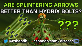 Are Splintering Arrows Better than Hydrix Bolts [upl. by Mireielle702]