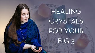 Big 3 Crystals  Creating a Crystal Pouch for Your Astrological Signs [upl. by Aimal]