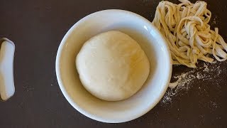 How to make Malaysia Mee Hoon Kueh Dough aka Pan Mee [upl. by Washburn]