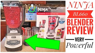 Ninja BL660 Professional Compact Smoothie Blender 1100 watts Review Very Powerful [upl. by Adolf2]