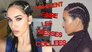 COMMENT FAIRE 4 TRESSES COLLEES [upl. by Aivekal]