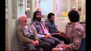 Cheech amp Chong Next MovieUnemployment OfficeScene never shown on Youtube [upl. by Clerk186]