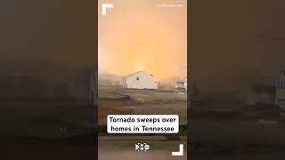 Tornado sweeps over homes in Tennessee [upl. by Laforge835]