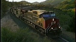 Tehachapi1996 SP AC4400CWs Pulling Coal Train At Marcel [upl. by Agle996]