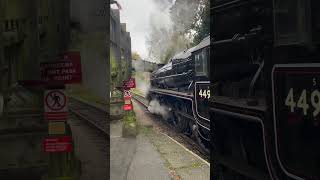 44932 leaving Haworth on the kwvr train kwvr railway trainspoting westcoastmainline [upl. by Penman148]