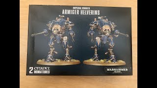 Armiger Helverins  Unboxing WH40K [upl. by Eberly]