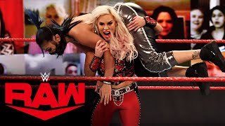 Ricochet amp Dana Brooke vs SLAPJACK amp RECKONING – Mixed Tag Team Match Raw Dec 7 2020 [upl. by Sosthena62]